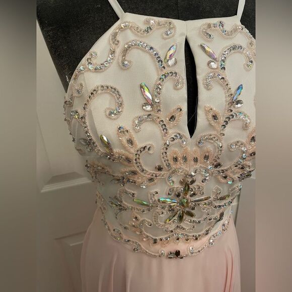 XSCAPE Beaded Maxi Dress Size 6 - Picture 8 of 12